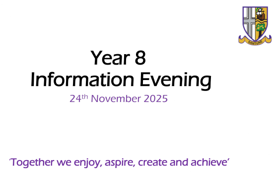 Year 8 Information Evening